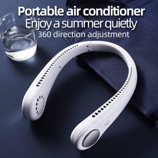 Portable Neck Fan – Hands-Free Wearable Bladeless Fan